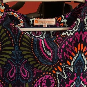 Jude Connally Vibrant Paisley Dress
